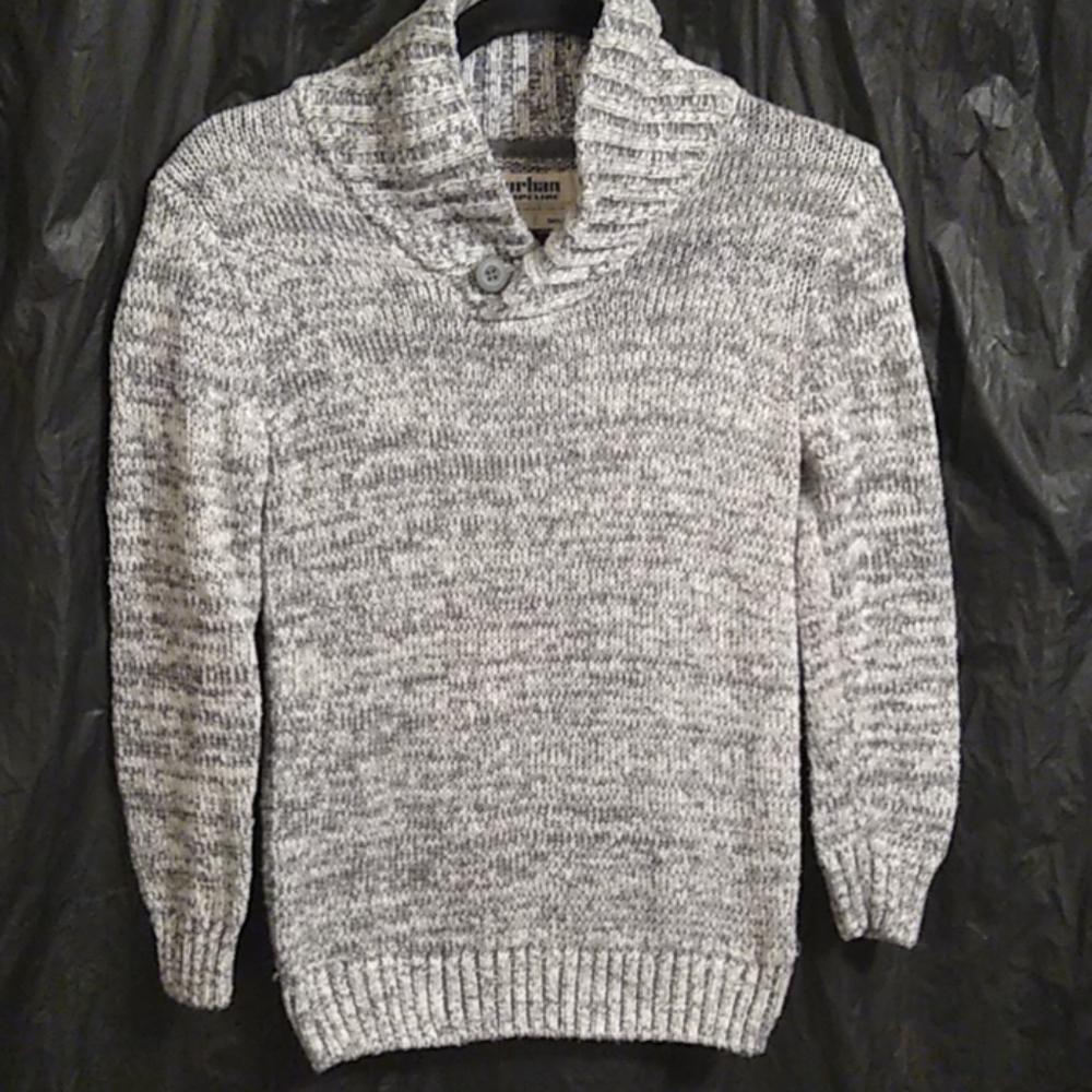 Urban Pipeline grey and white marled  sweater S - Picture 2 of 8